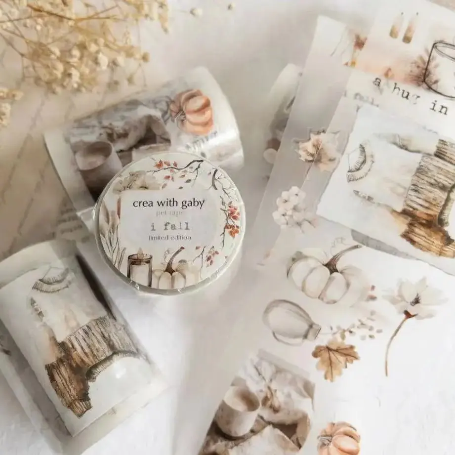 

Washi pet tape in stock, new Crea With Gaby Autumn I Fall cut PET