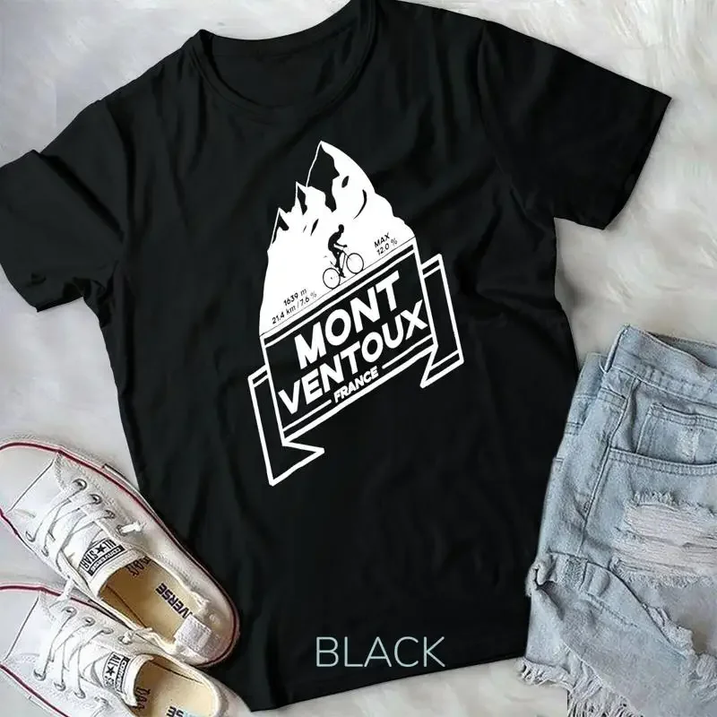 Mont Ventoux Road Cycling Climb T Shirt Unisex T shirt