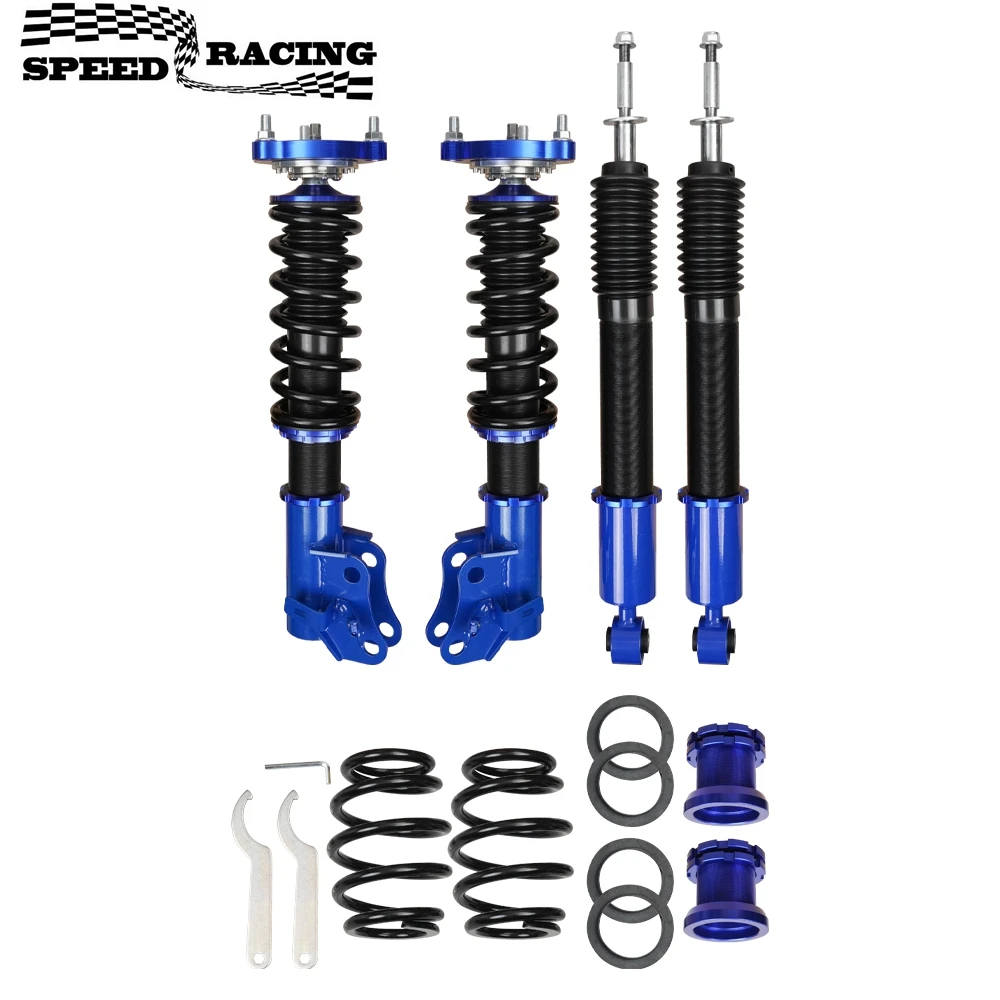 Coilovers for Honda Civic 2006-2011, Height Adjustable Coilovers Suspension Kit Struts, Coil Spring Shock Absorber Lowering Kit