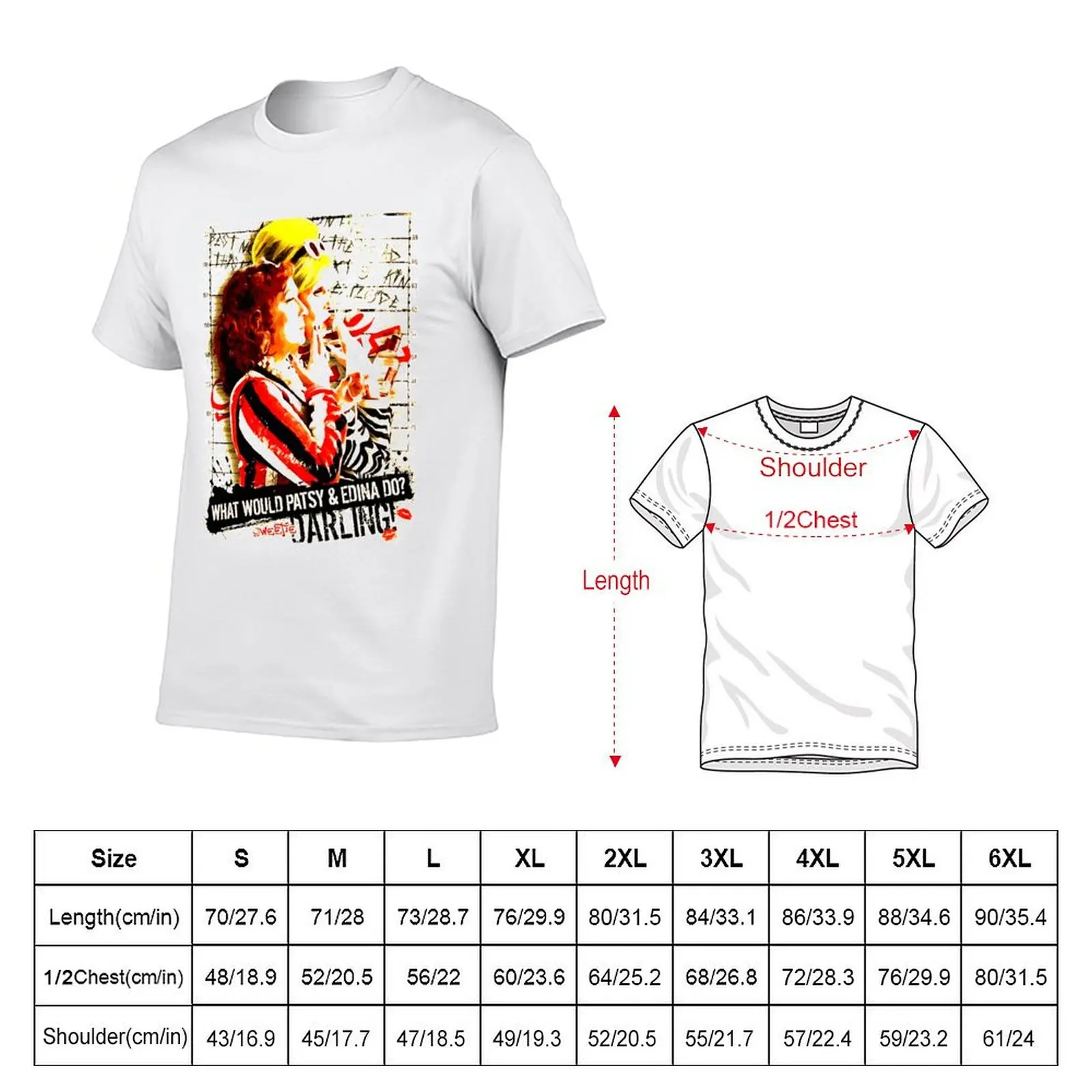 ABSOLUTELY FABULOUS DARLING T-Shirt graphic t shirts Man t-shirt mens graphic t-shirts