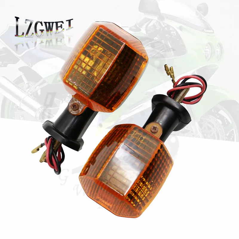 Motorcycle Turn Signals Light For Kawasaki KLE250 KLE400 ZXR250/ 500 ZXR 400 KLE500 ZRX1100 ZRX1200 Signal Lights IndicatorsMoto