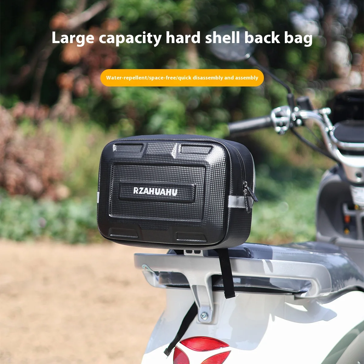 Motorcycle Rear Hanging Bag Motorcycle Waterproof Hanging Bag Battery Bicycle Helmet Charger Storage Device