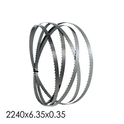 Lame de scie à bande 2240mm, 2240x6.35x0.35mm, 6 TPI, accessoires pour Makita LB1200F Metabo BAS317