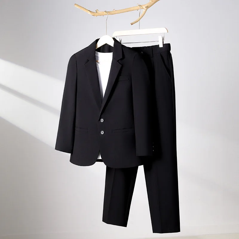 

HH019 Suit set men's groom best man suit three-piece suit casual slim men's suit formal wear men's suit