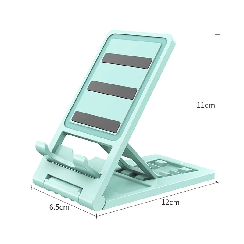1pc Cell Phone Stand Angle Adjustable Cell Phone Holder With Silicon Pad Foldable Mobile Phone Tablet Stand