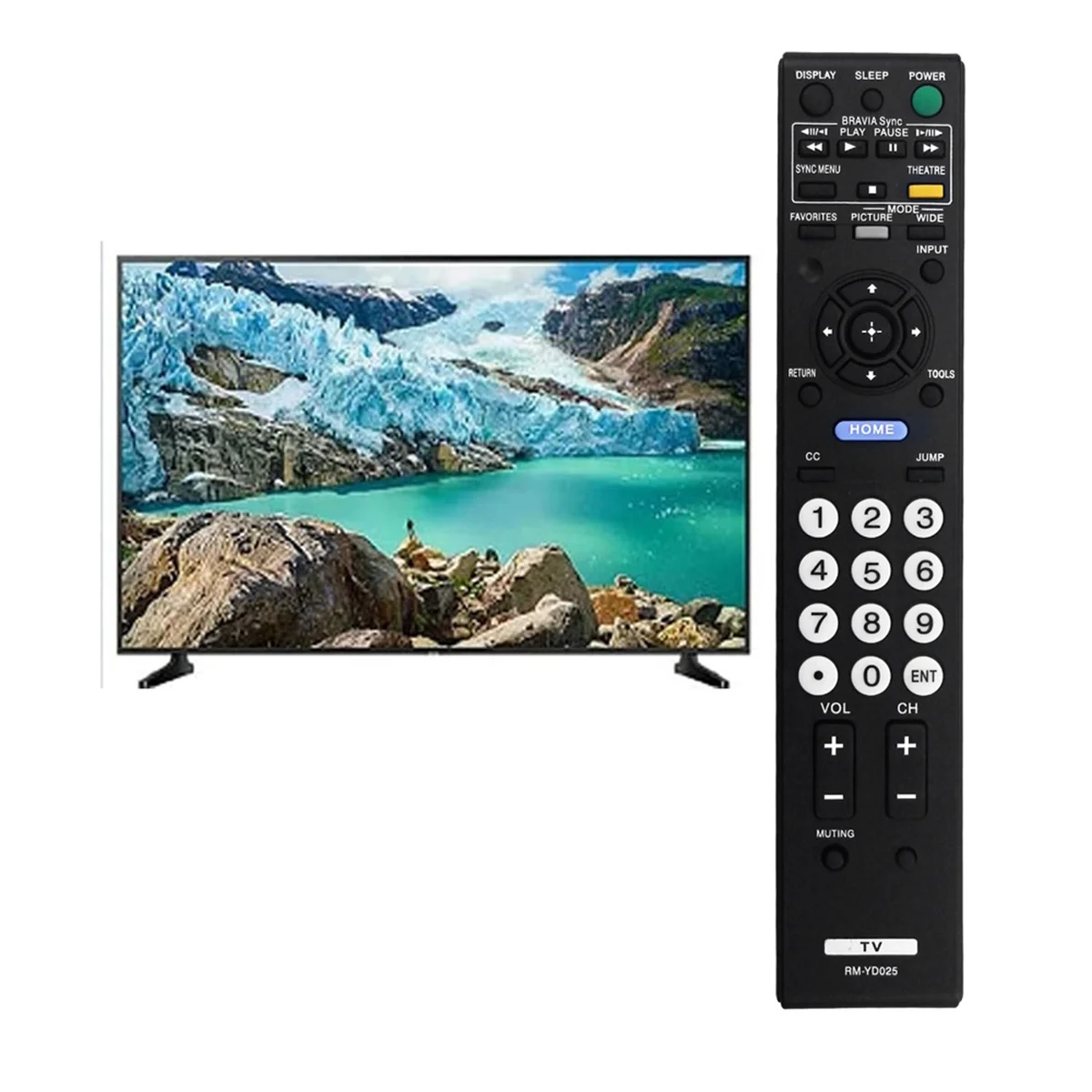 Substitua o controle remoto RM-YD025 para Sony Bravia TV KDL 32L4000 37L4000 KDL-19M4000 KDL-19M4000/B KDL-22L4000