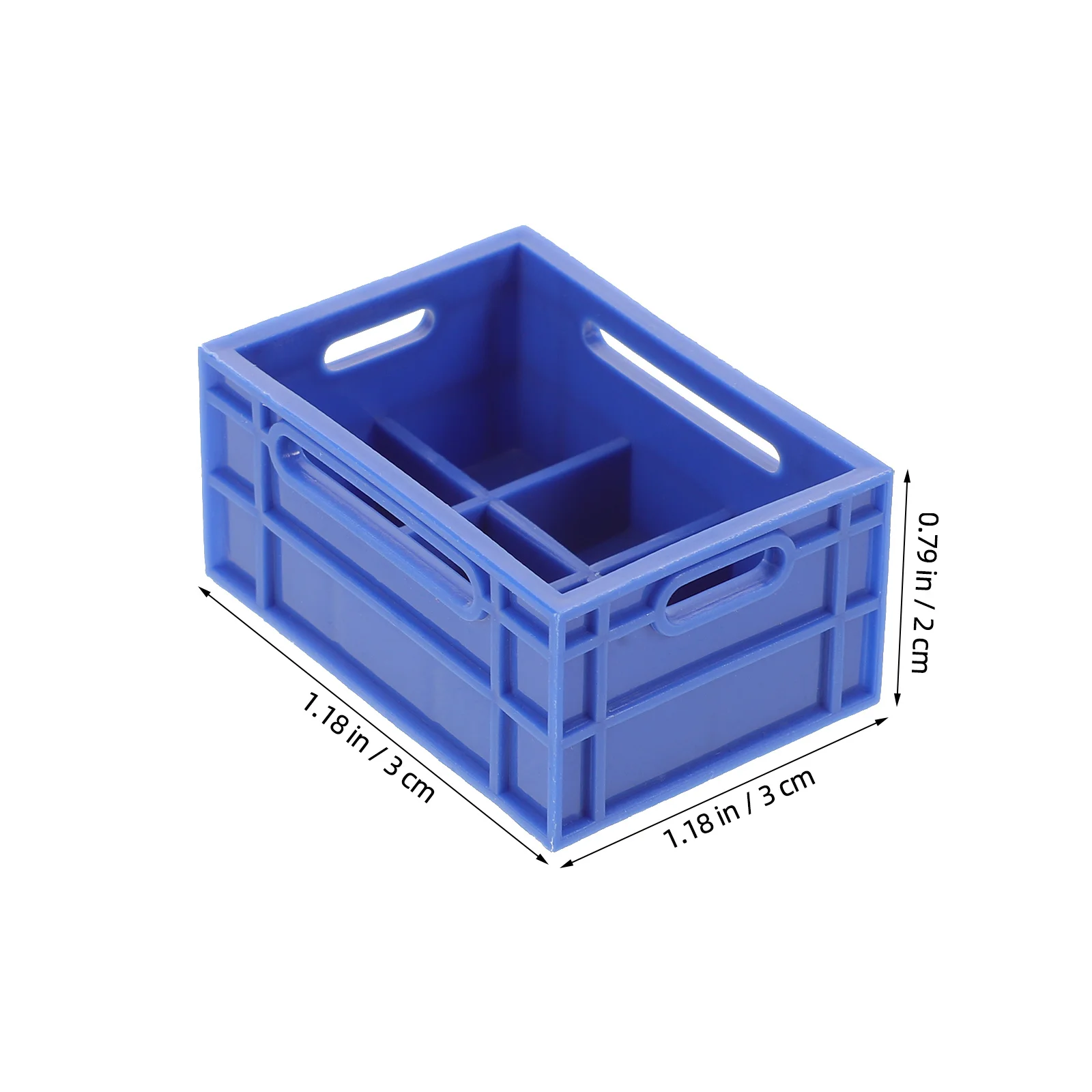 30 قطعة صناديق بلاستيكية صغيرة 3x3x2 سنتيمتر سلات تخزين مصغرة لدمية أثاث المطبخ الديكور صناديق صغيرة ديكور