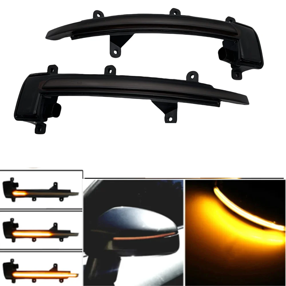 2szt LED Dynamiczne boczne kierunkowskazy do Audi TT TTS Mk2 8J 2007-2014 TTRS MK2 2010-2014 R8 2007-2015