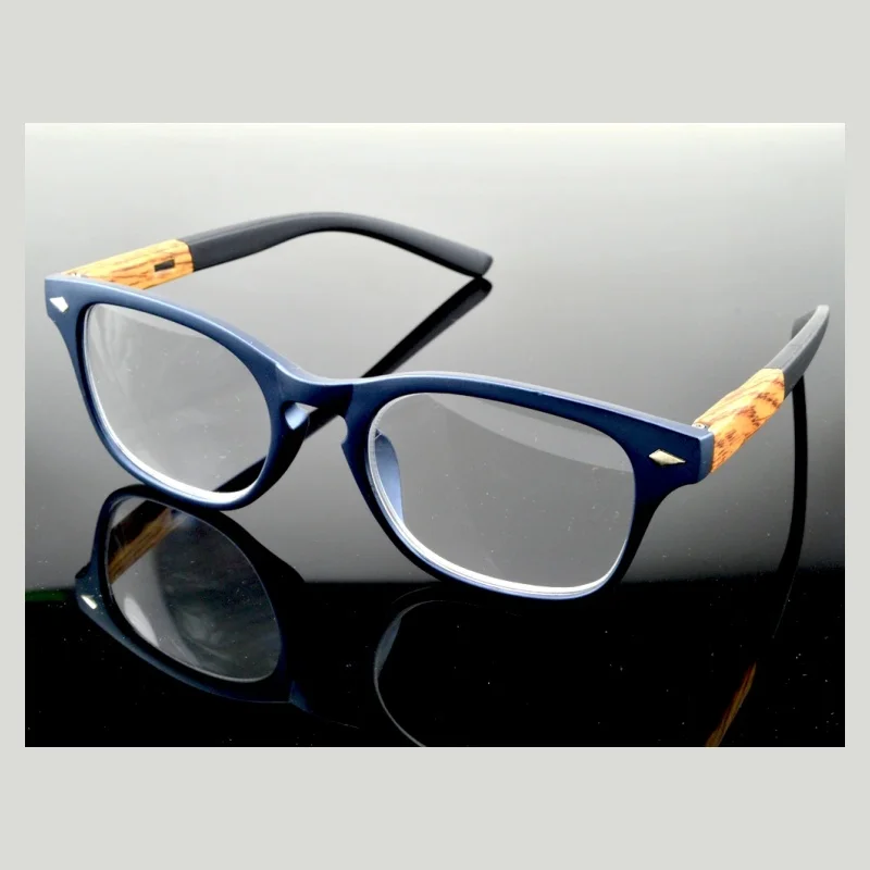 

Clara Vida Classic Retro Wood Grain Frame Glasses Women Anti-fatigue Lens Reading Glasses Men +0.75 +1 +1.25 +1.5 +1.75 To +4
