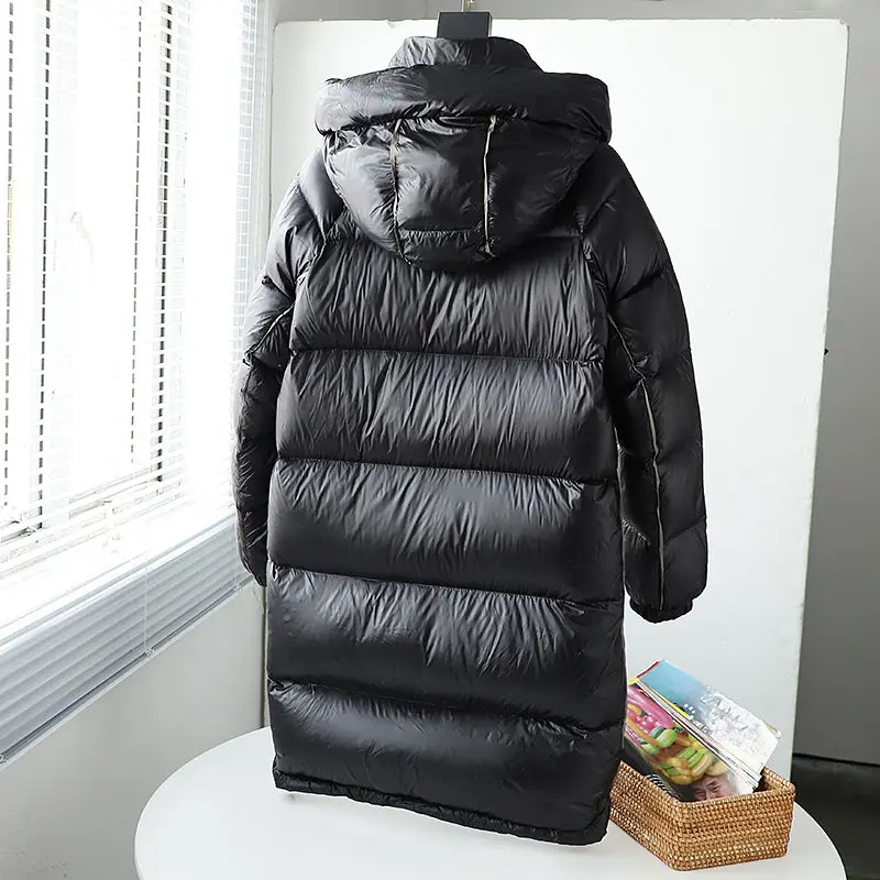 New Winter Extra Thick Jackets for Men Warm Jackets Men's Mid-length Puffer Jacket Men's Down Plush and ThickenJacket Parkas