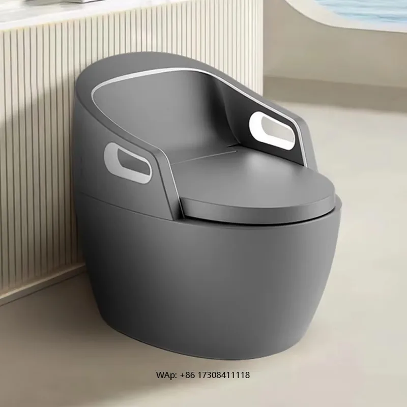 New Design Ceramic Wall-mounted Massage Function Automatic Flushing Intelligent Remote Control Leakage Smart Toilet