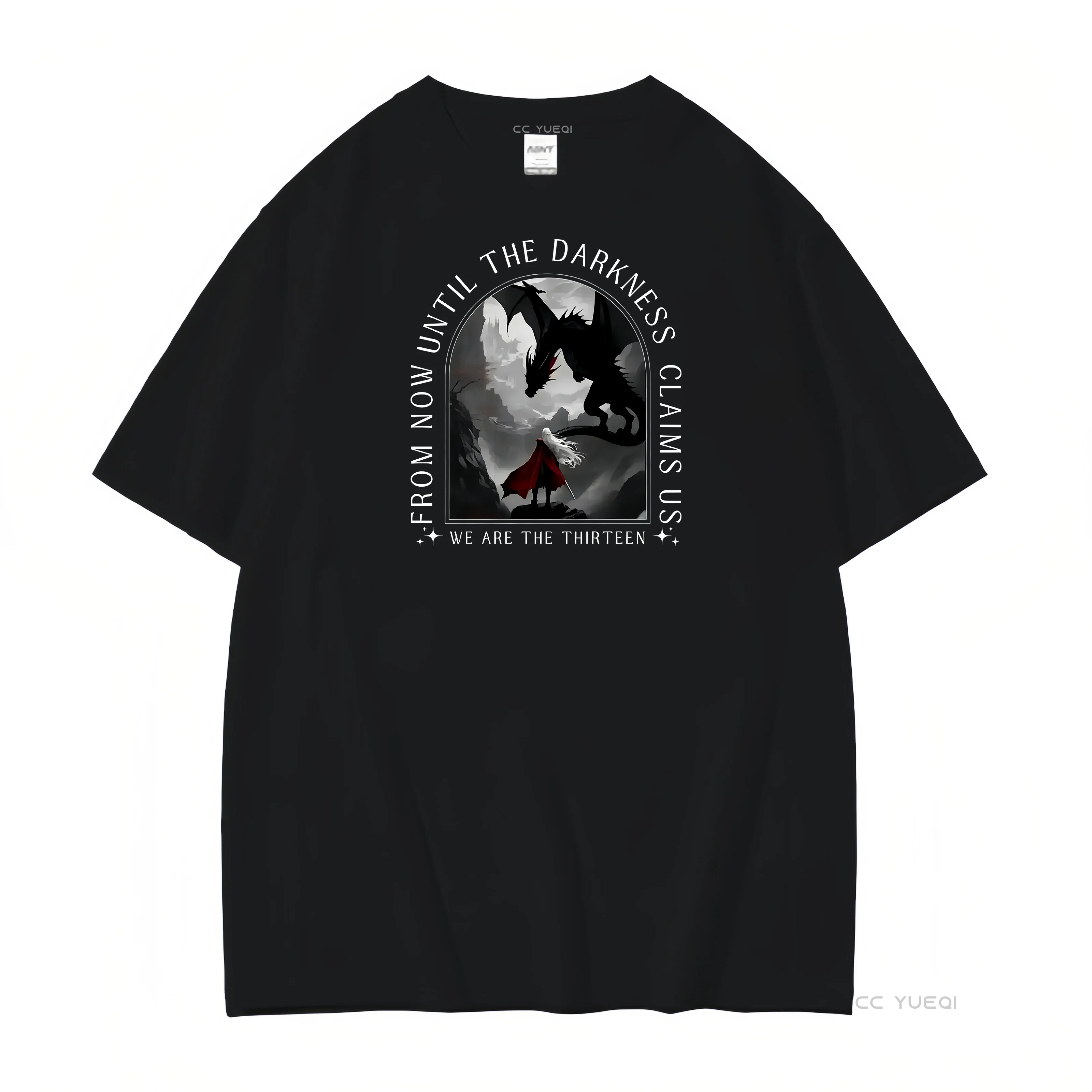 Manon Blackbeak Abraxos Throne of Glass Officially Licensed Terrasen Sarah J Maas Bookish Back Print T Shirt vintage Washed