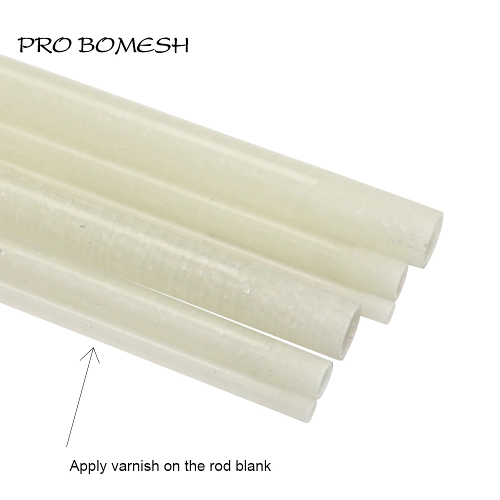 Pro Bomesh 1.43-1.56m 3 Section Hollow Fiber Glass Trout Fishing Rod Blank Travel Fishing Rod Building DIY Component Repair Pole