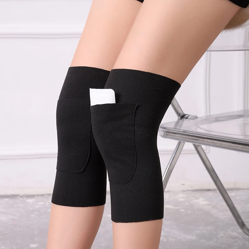 1 Pair Winter Warm Knee Pads Leg Support For Universal Knee Pads For Pain And Joint Pain Holding The Heat Soft And Comfortable