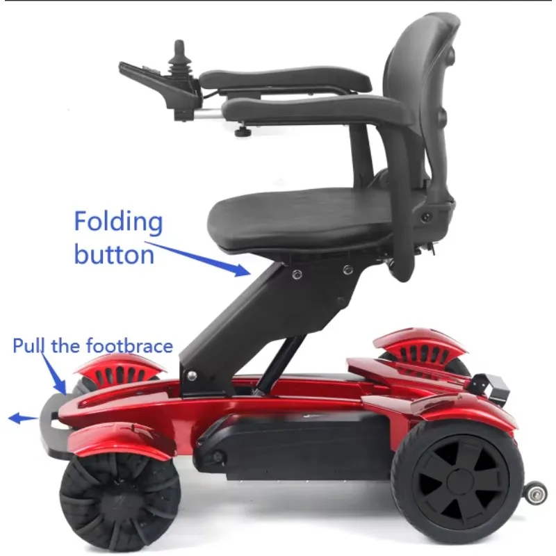 

Rollator Walker/Electric Wheel Chair/Transport Chair with Seat Multifunctional Walker-Driving Electric Scooters