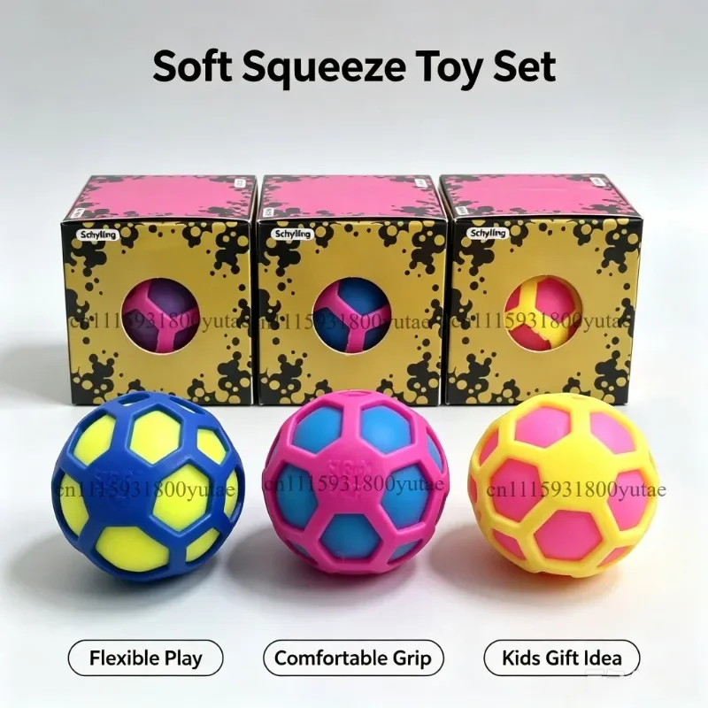 Schylling Needoh Atomic Stress Relief Ball Squishies Toy Blind Box Adult Party Gift Tool Stress Relief Toy Fidget Toys