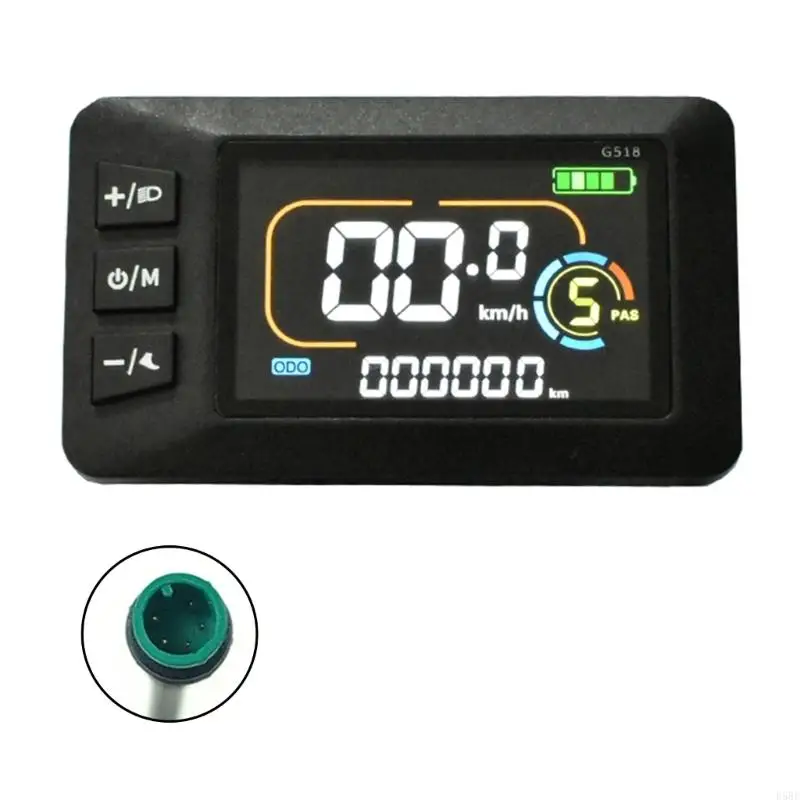 D5BE LCD Battery Meter Waterproof 24-72V Battery Display Voltages Display Indicators