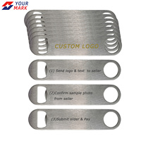 10pcs Fast Lever Beer Bottle Opener Custom Stainless Steel Pro Bar Accessories Heavy Duty Tools Promotion Logo Gift Giveaway