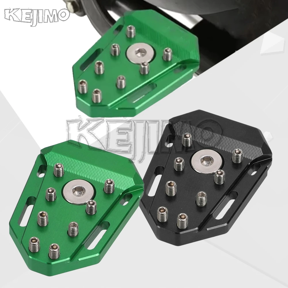 

Motorcycle Brake Pedal Extension Rear Brake Lever Step Tip Plate Enlarge Peg Pad For Kawasaki KLR 650 2008-2018 2009 2010 2011