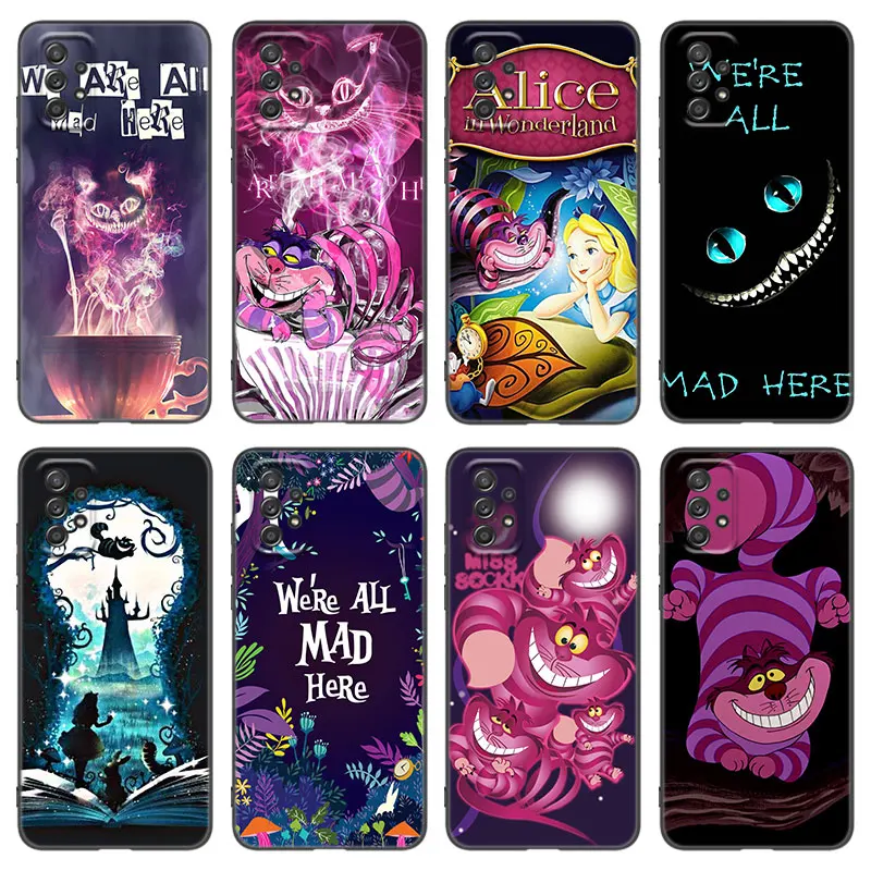 Fantasy Alice In Wonderland Phone Case For Samsung A21 A30 A50 A52 S A13 A22 A32 4G A33 A53 A73 5G A12 A23 A31 A51 A70 A71 A72