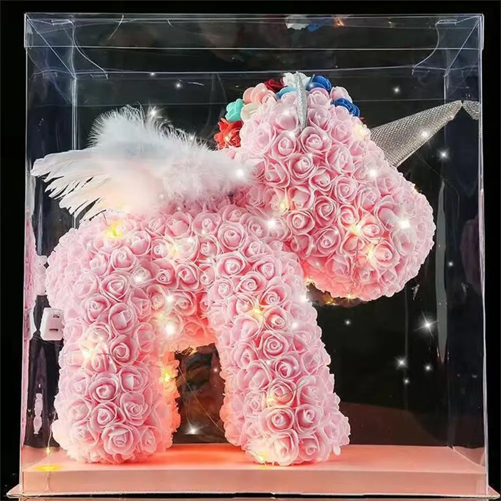 

Unicorn Eternal Flower Shop Gift for Girls - Unique Present for Christmas Birthday Valentine's Day