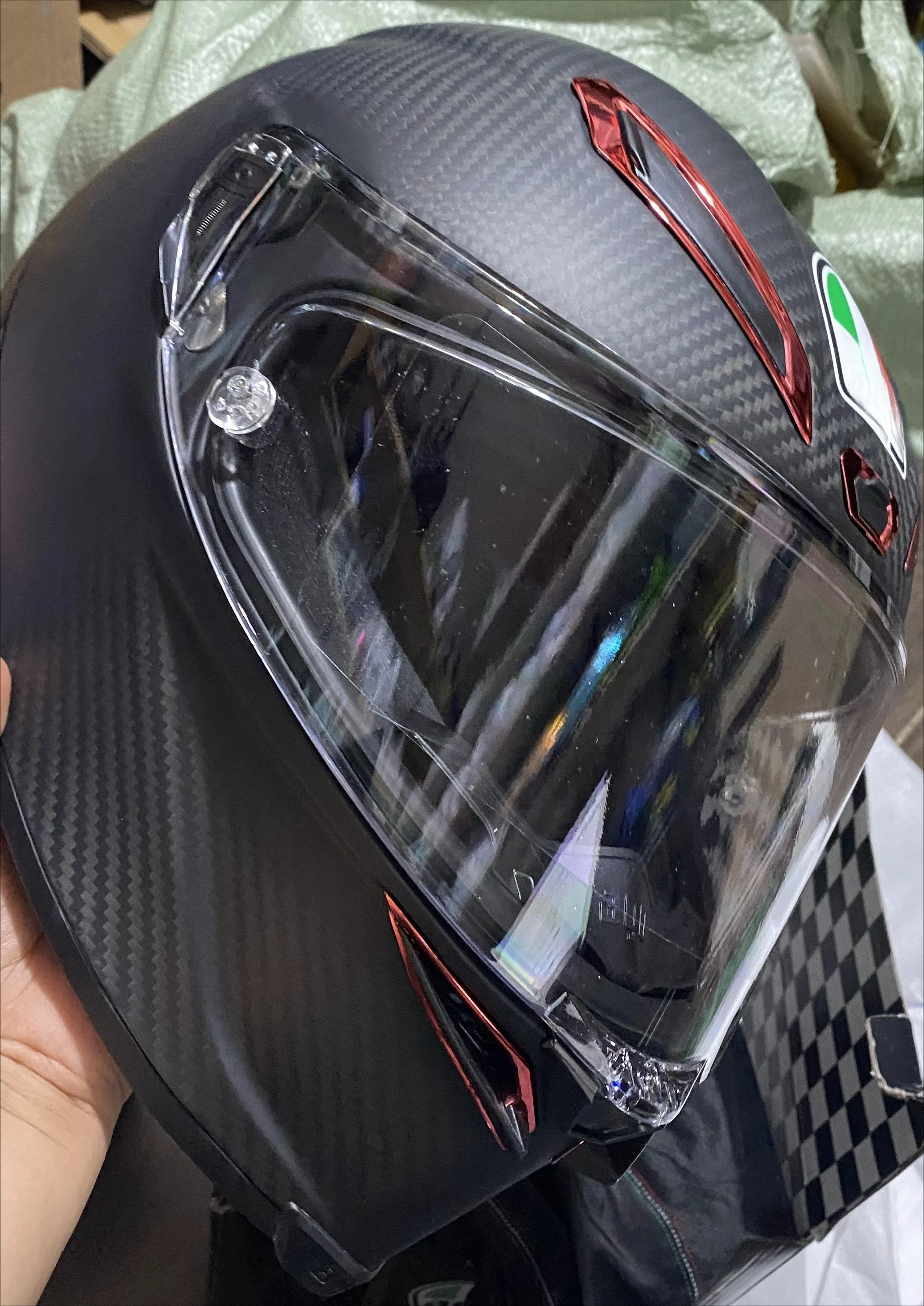 

Полнолицевой мотоциклетный шлем из углеродного волокна, мужской и женский шлем, мотоциклетный шлем для бега, 70-летие, коммутация Capacete