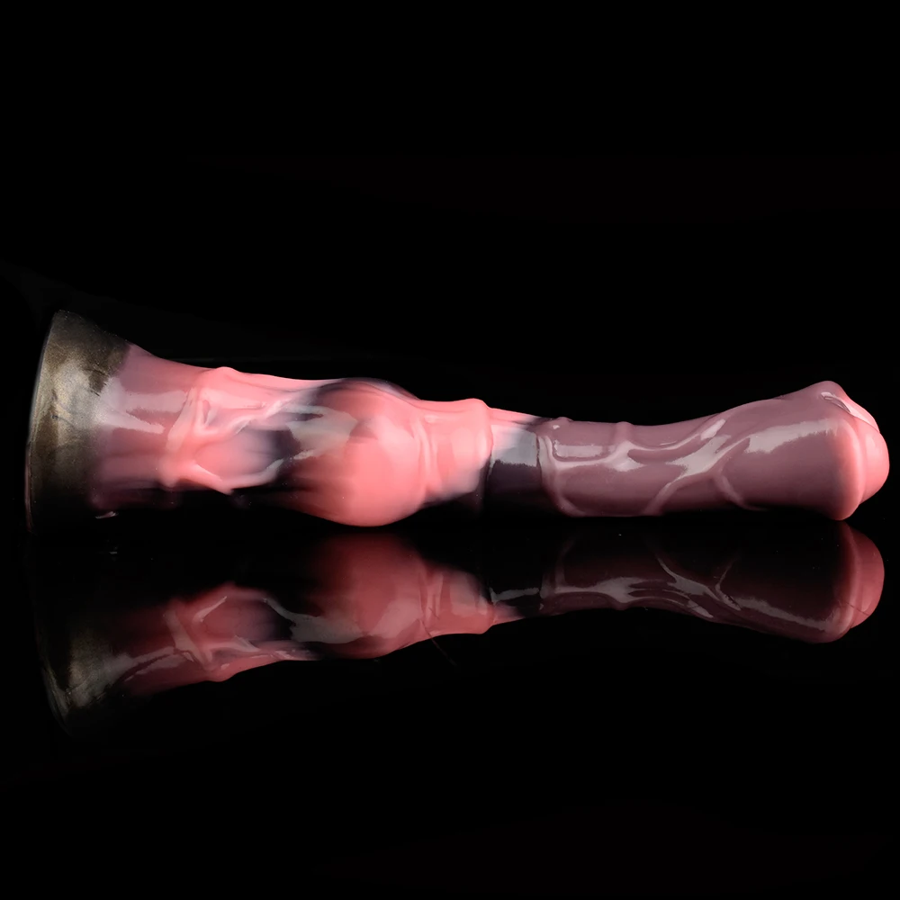 LICKER Animal Horse Dildo Soft Realistic Penis Butt Plug Anal Sex Toys For Female Masturbate Vaginal Stimulation Orgasm Pleasure