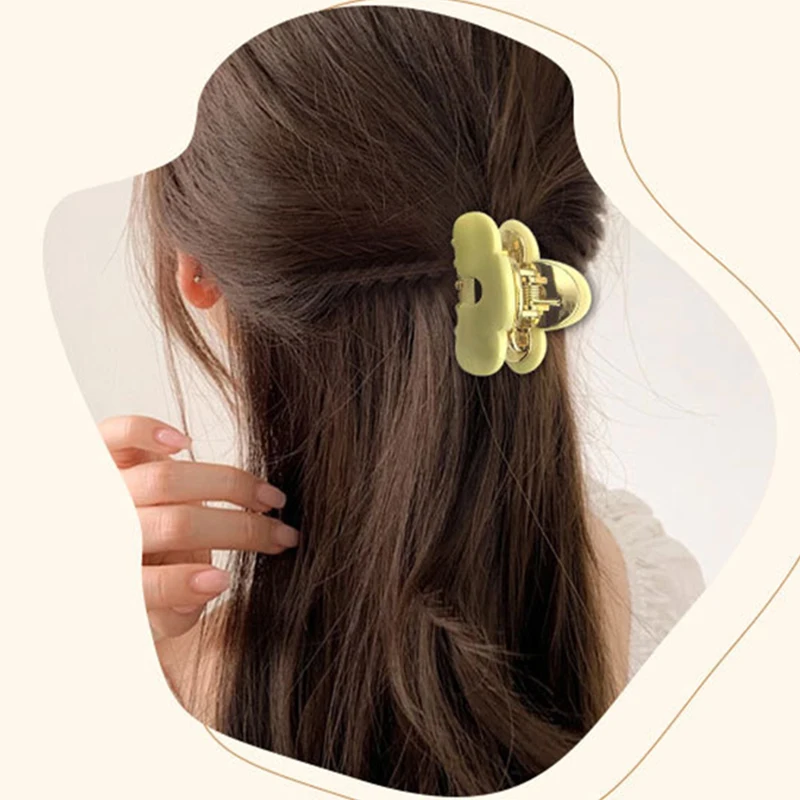 Imagem -02 - Metal Hairpin Acrílico para Mulheres Clipe Apertando Jóias de Luxo Acessórios Girls Party Gift Moda