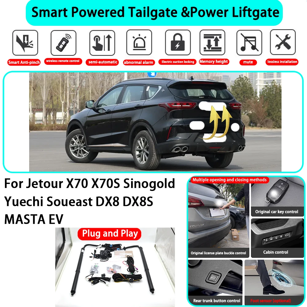 

for Jetour X70 X70S Sinogold Yuechi Soueast DX8 DX8S MASTA EV Smart Automatic Powered Tailgate Electric Power Tailgate Lift Kit