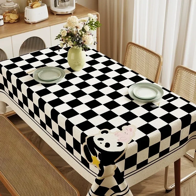 

Soft Glass Tablecloth Transparent PVC Table Cloth Waterproof Oil Proof Kitchen Dining Rectangular Table Cover Matte Clear