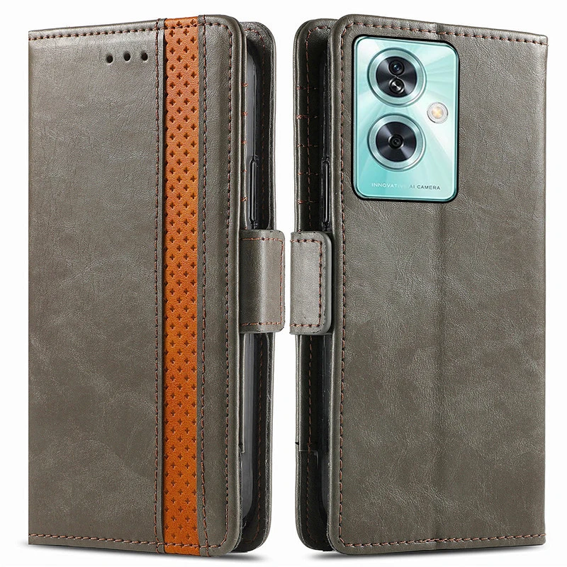 

Flip Spliced retro leather card Slot Wallet Cover For OnePlus Nord N30 N20 SE CE 2 Lite N200 5G N300 RFID shockproof phone Case