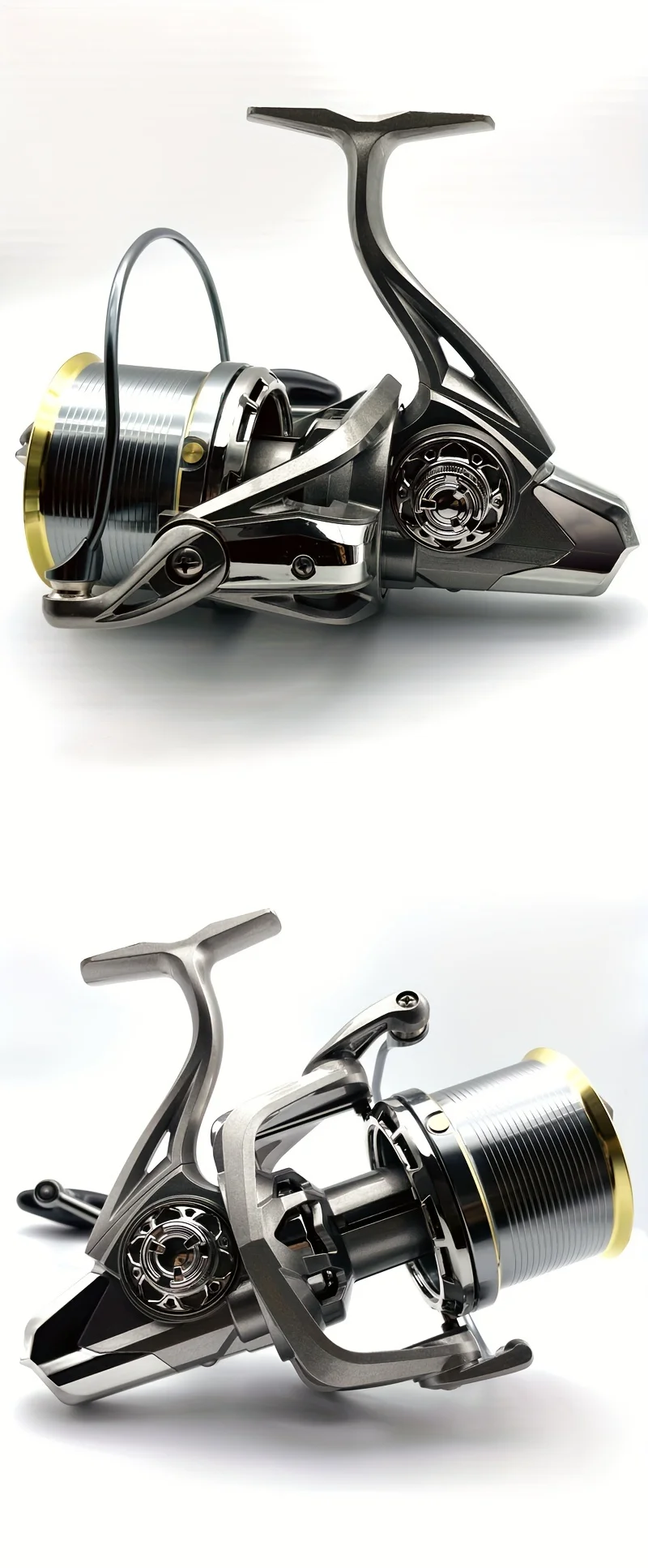 NGK Long Shot Jigging Spinnrolle 8000/9000/10000/12000/14000 Serie 17+1BB Brandungsangelrollen 55lb Max Bremskraft Salzwasser Großfischrolle – Detail 10