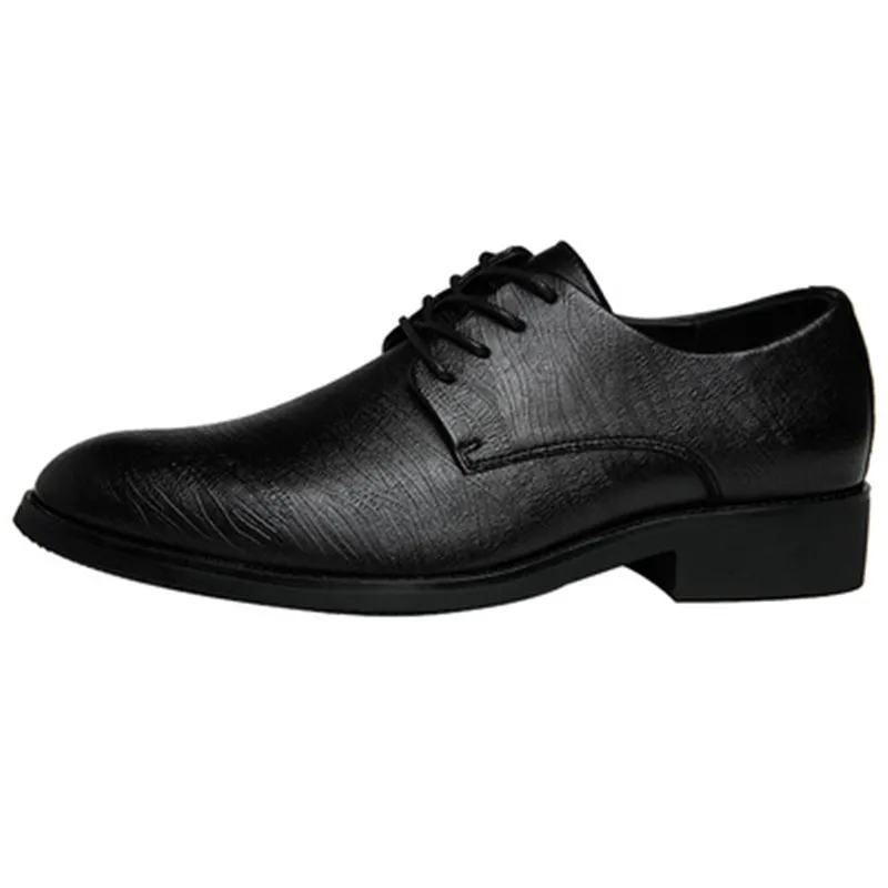 Gentleman men\'s genunine leather business casual shoes really top grade leather excellent quality shoes men wedding shoes