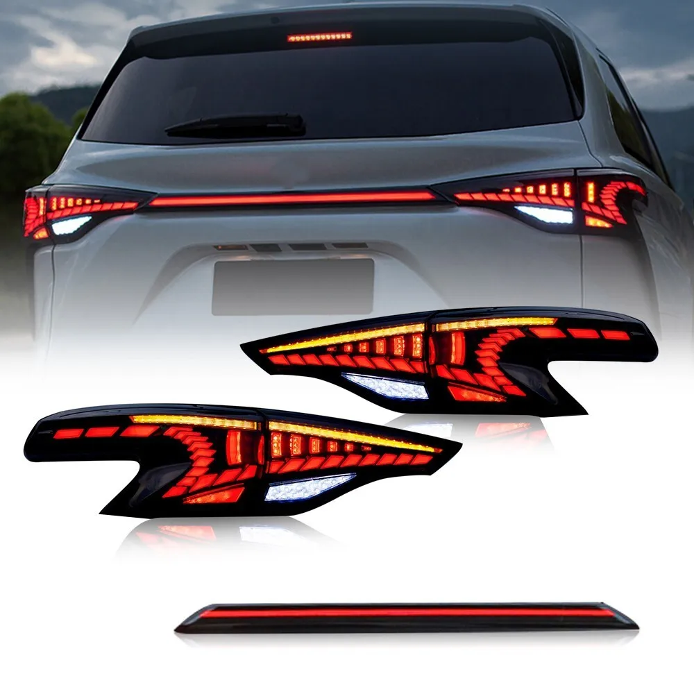 

LED Sequential Tail Lights Assembly Trunk Lamp for Toyota Sienna 2021-2025 Rear Lamp Pair