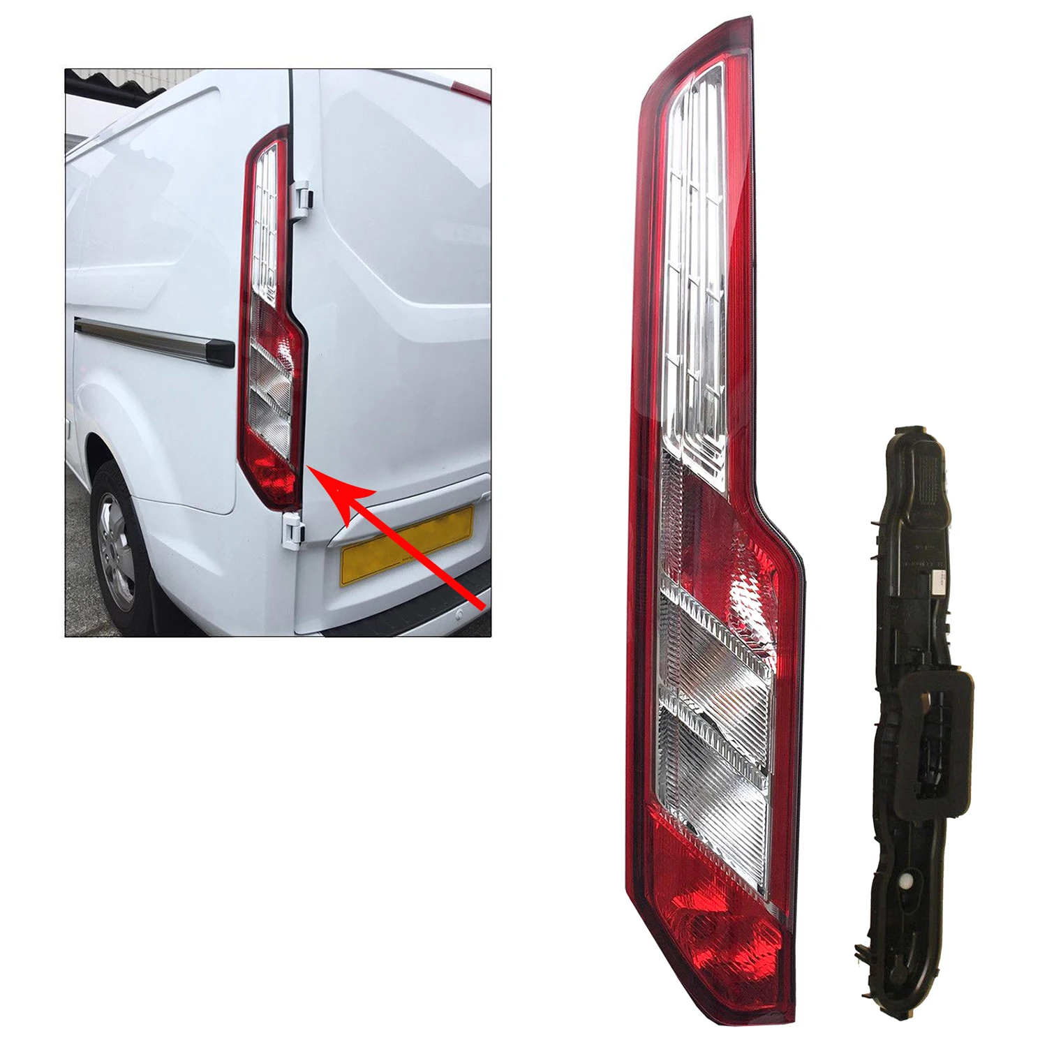 Left / Right Rear Lamp Tail Light Assembly For Ford Tourneo Transit Custom / Tourneo Custom 2012- 1852323 1778450 BK2113405AF