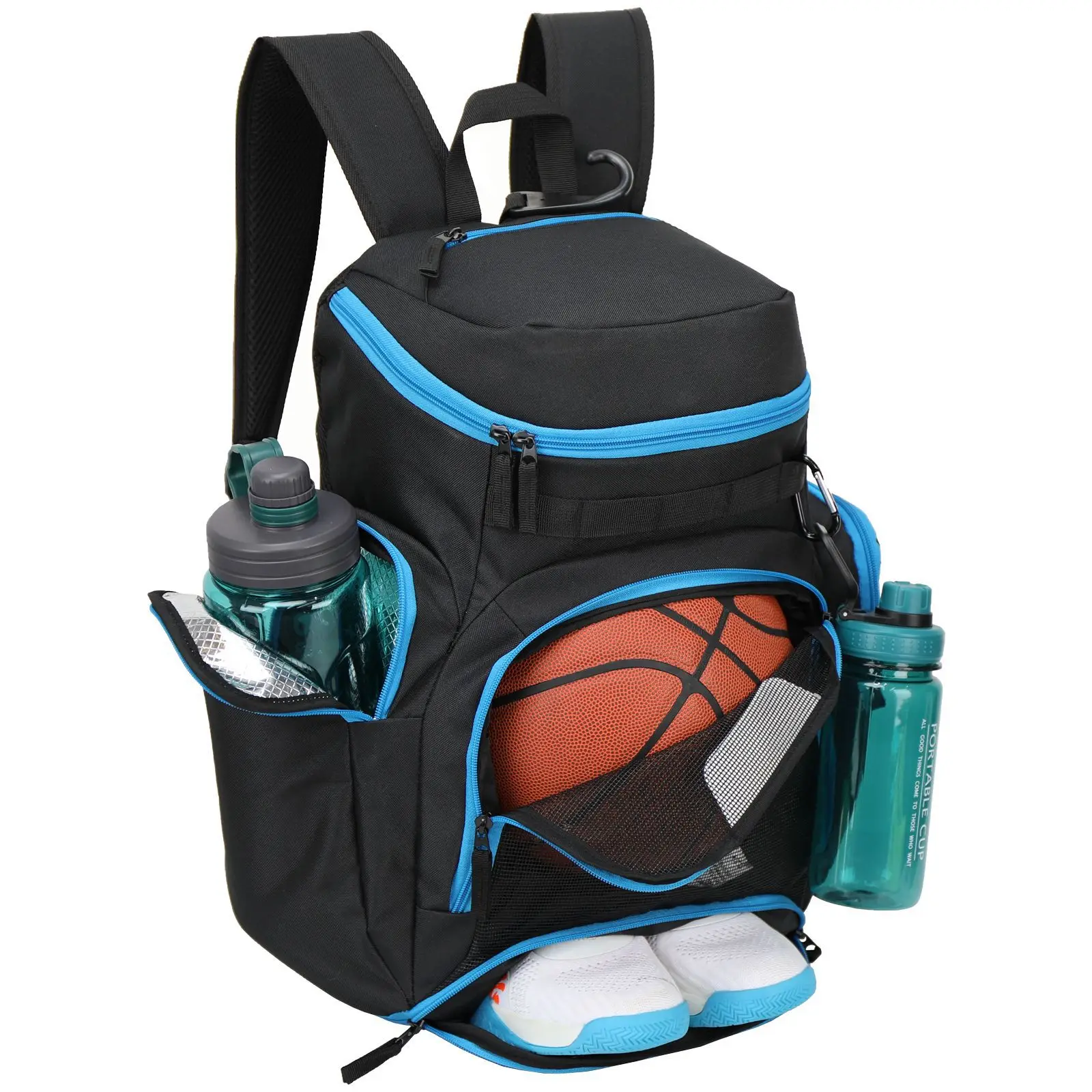 

Basketball Backpack Large Sports Bag, Gym Bag with Ball Compartment and Shoe Compartment to Store Sports Shoes Water Bottles sac