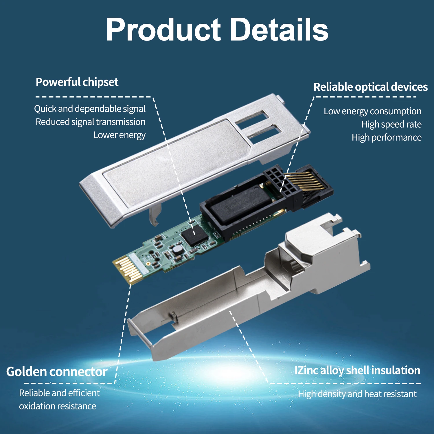 1.25Gb RJ45 Copper SFP Gigabit Fiber Optical SFP Transceiver Electrical Port Module 100m for Cisco Mikrotik Ubiquitity Netgear