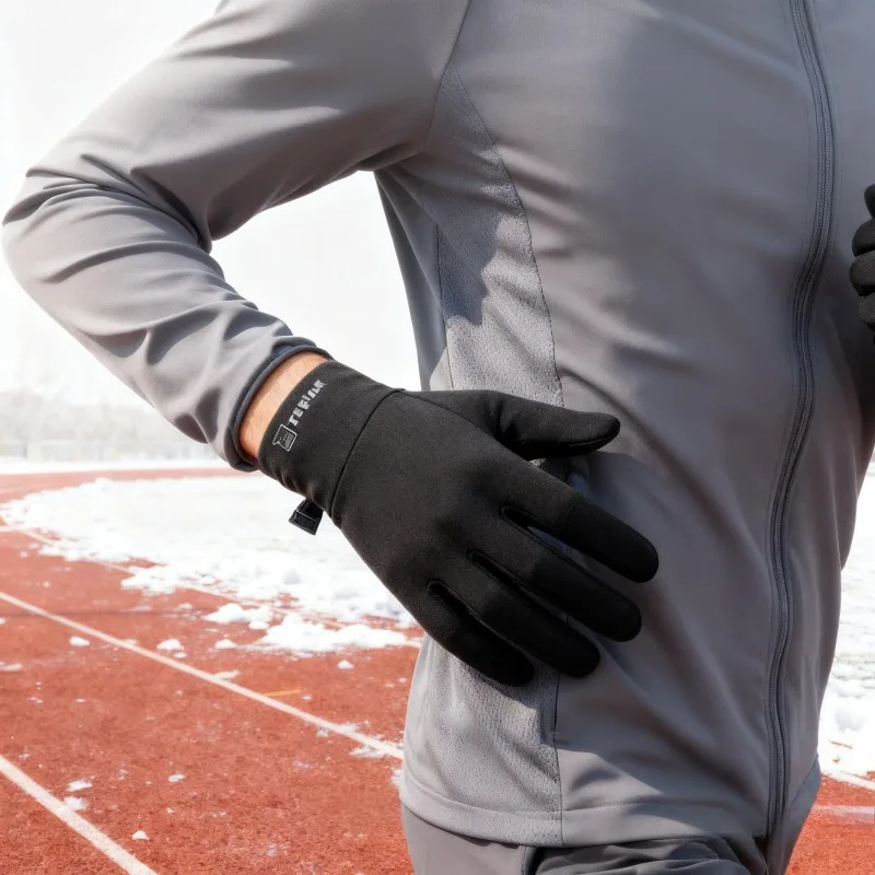 

Men Women Winter Running Gloves Warm Fleece Cycling Riding Gloves Waterproof Touchscreen Cold Weather Sports Accessories