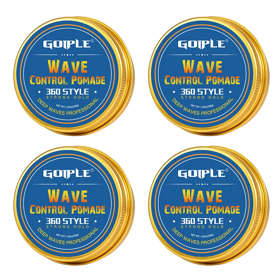 

Wave Hair Pomade Men's Styling Hair Layered Control Mud Wax Strong Waves Training Power Build,Creates,Defines,and Hold Wax Cream