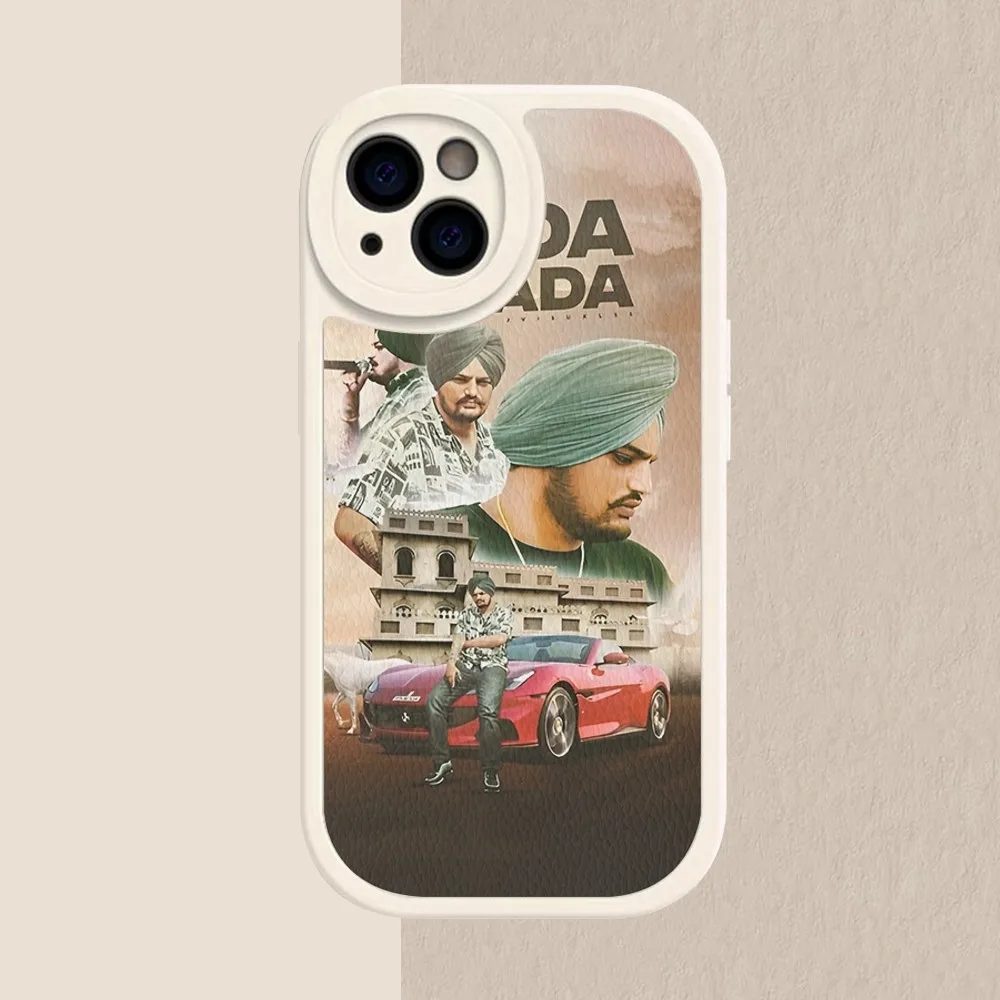 Indian Rapper Sidhu Moose Wala Phone Case Hard Leather For IPhone 14 13 12 Mini 11 14 Pro Max Xs X Xr 7 8 Plus Fundas