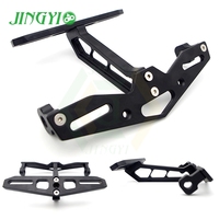 CNC Motorcycle License Plate Holder For YAMAHA fjr 1300 mt 10 pw50 r1 2008 fz8 tdm 900 cygnus 125 neos xjr 400 ttr 250 r15 v3
