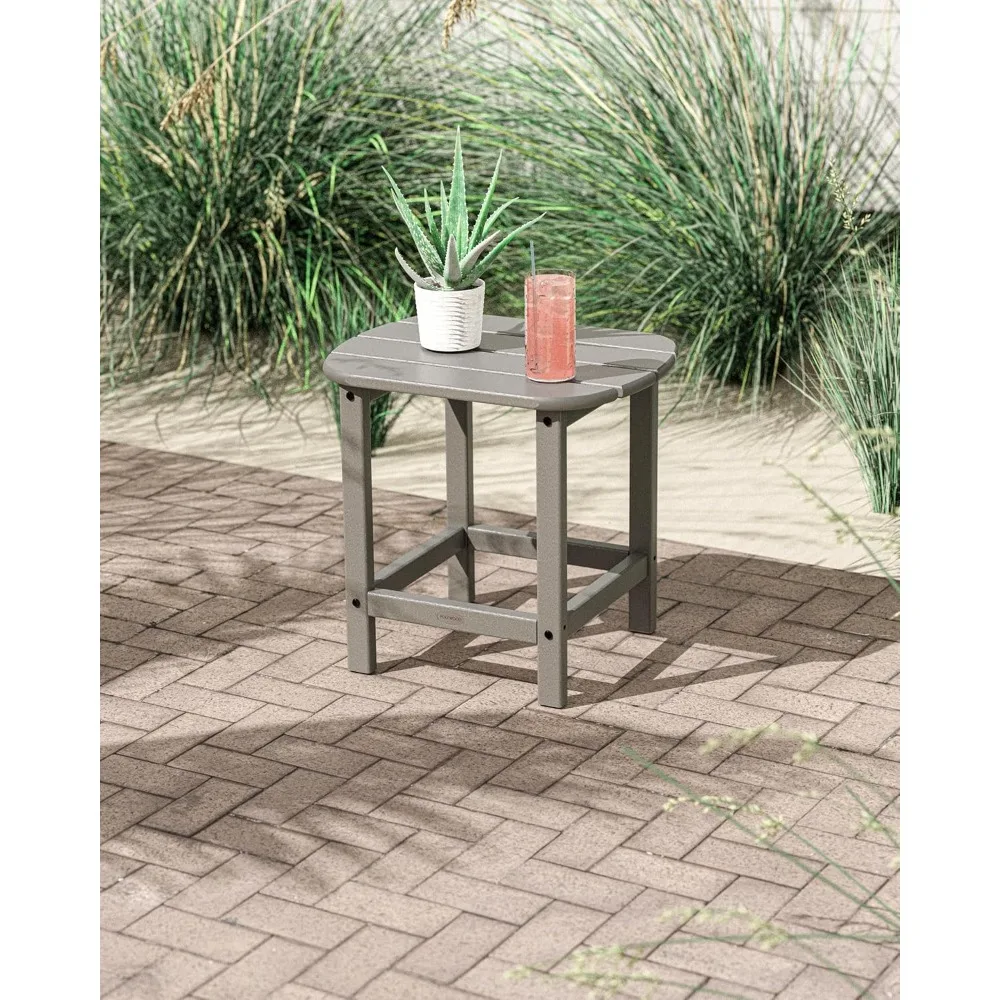 Outdoor Side Table, Slate Grey