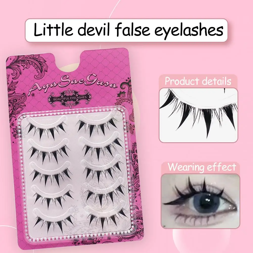 Geen lijm Valse wimpers Einde zonwimpers Natuurlijke pluizige DIY wimperextensions Zelfklevende make-up C Curl Mix Lash Clusters