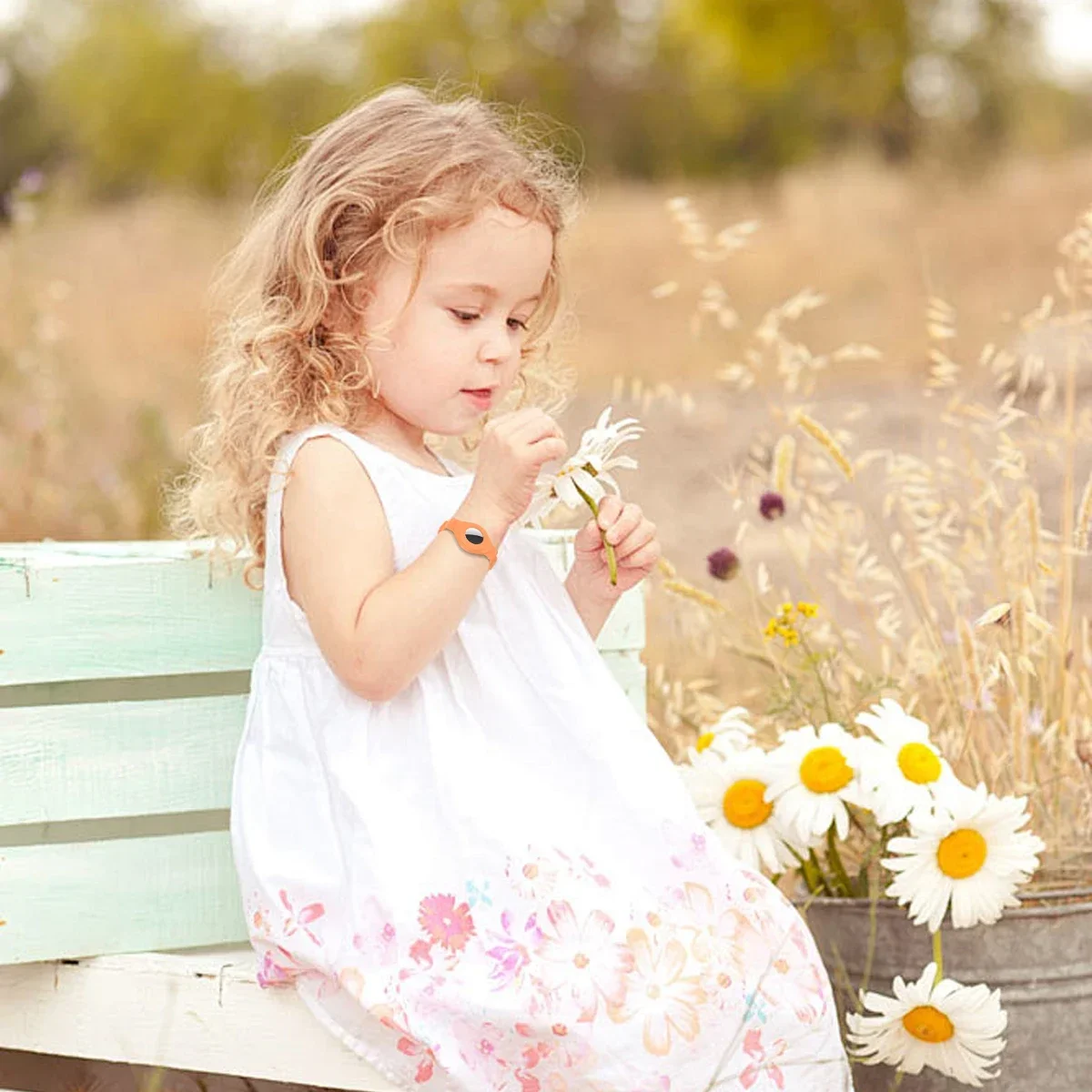 Custodia AirTag cinturino in silicone cinturino regolabile antigraffio braccialetti protettivi AirTag supporto accessori tracker per bambini