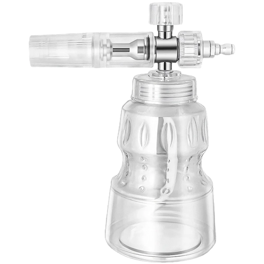 For Boat Cleaning Transparent Foam Can Power Washer Accessory 2-stage Nozzle Foam Injection Knob Enhanced Foam Generation
