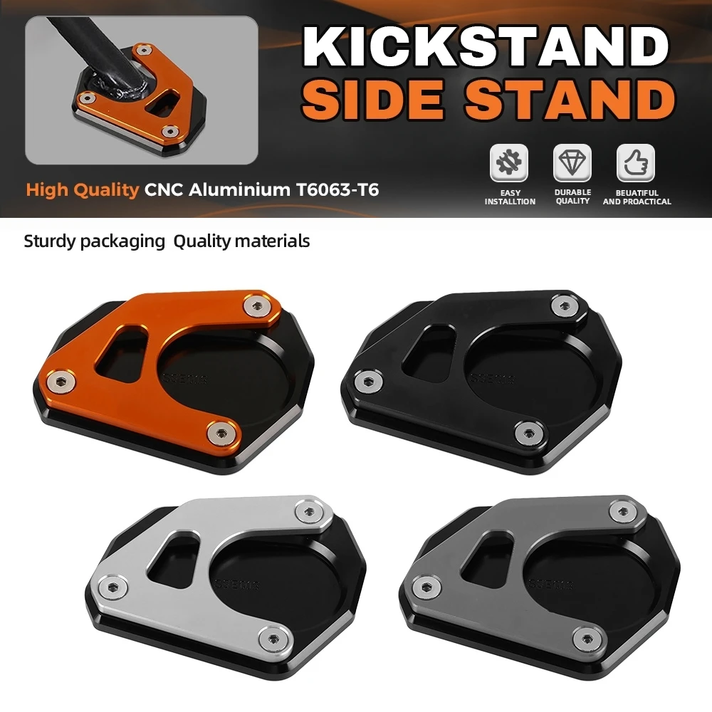 

For 390 ADVENTURE 250 ADV 390adventure 2020 2021 2022 2023 2024 Motorcycle Accessories Side Stand Kickstand Enlarge Plate Pad