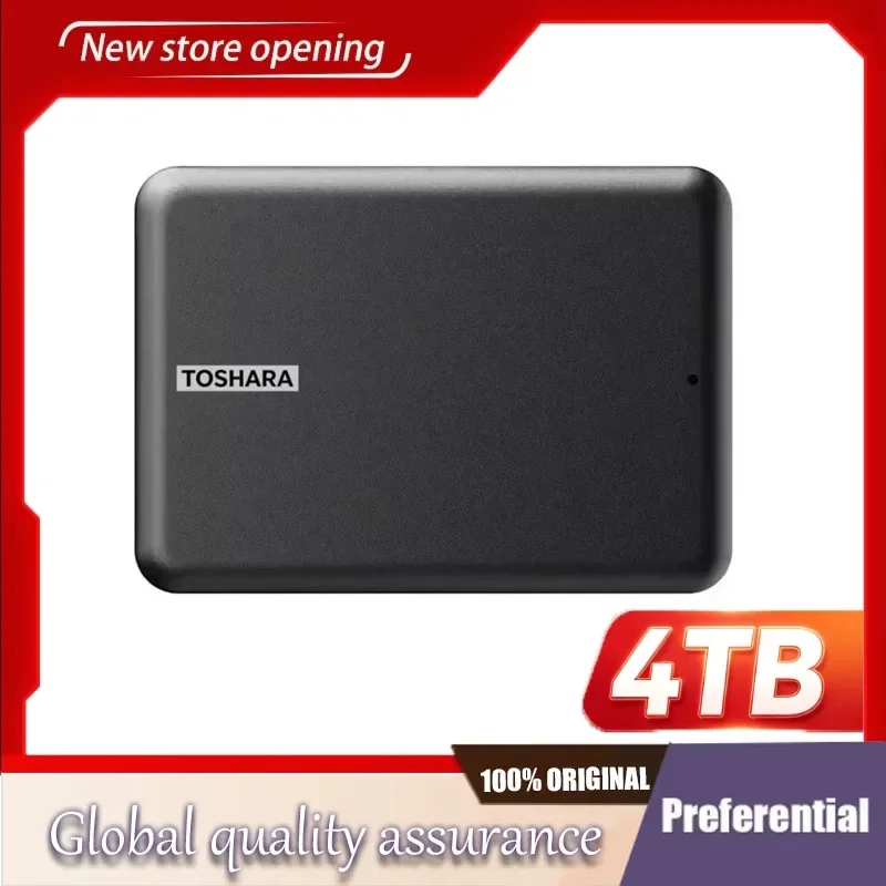 Original A5 Portable External Hard Drive 4TB/1TB/2TB Canvio Basics USB 3.2 External Data Storage Capacity for PS5 Notebook