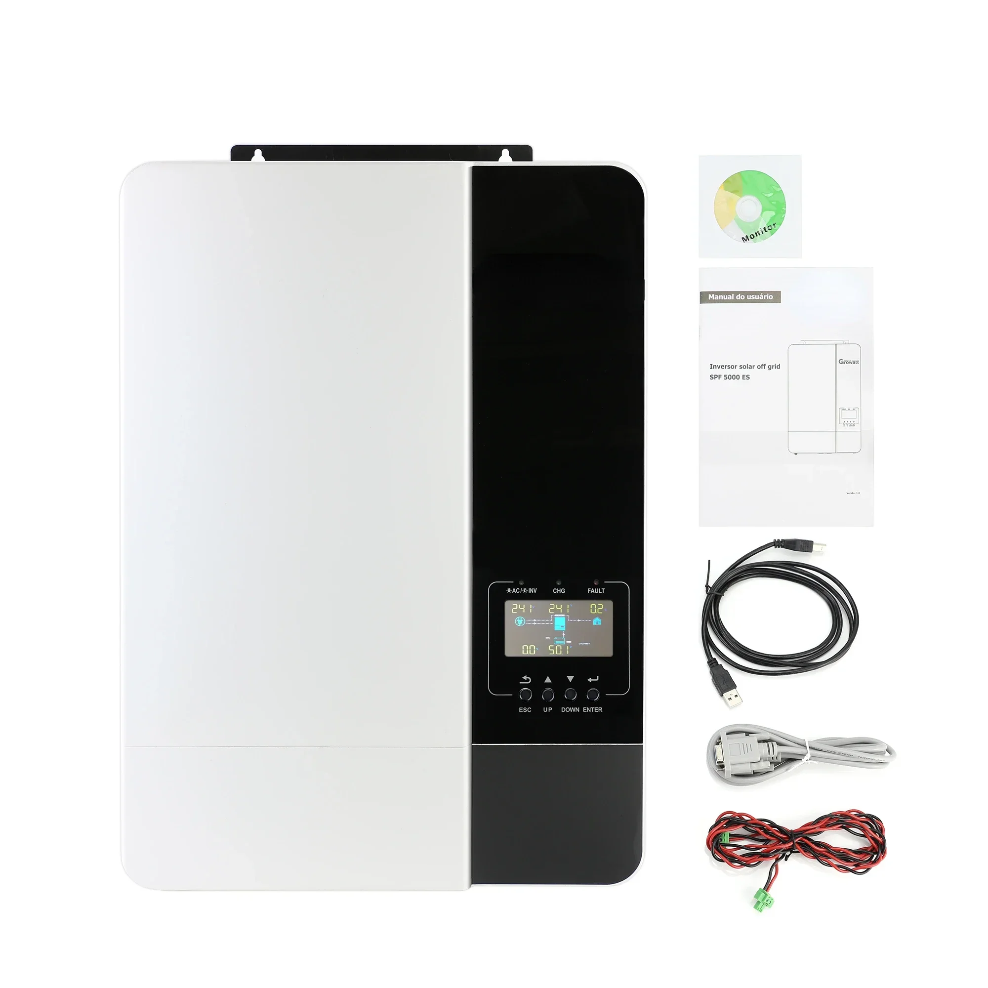 SPF 5000 ES 5KW 5KVA 3.5KW MPPT Single-Phase Converter Wifi Monitoring Off-Grid Solar Inverter NO Battery