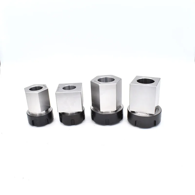 High Accuracy Square Chuck Block ER25 ER32 ER40 Collet block set Hex ER Chuck Seat For CNC Lathe Engraving Machine CNC Tools