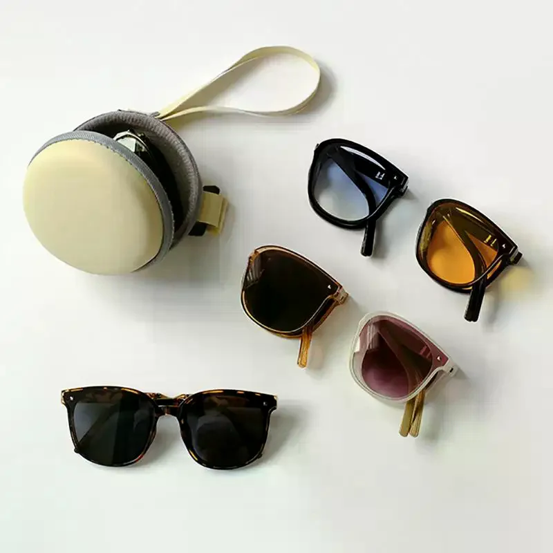 Foldable Sunglasses Square Frame Folding Driving Eyewear Sun Glasses Outdoor UV Protection Unisex Shades 2026